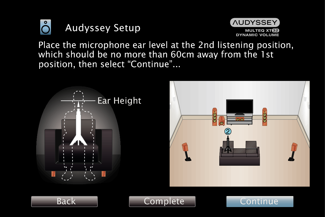 GUI AudysseySetup9 MultEQ XT32 E2